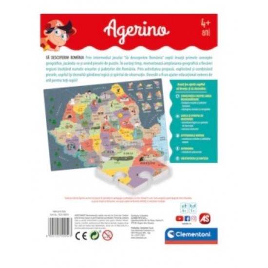 Joc Sa descoperim Romania Clementoni Agerino 50054