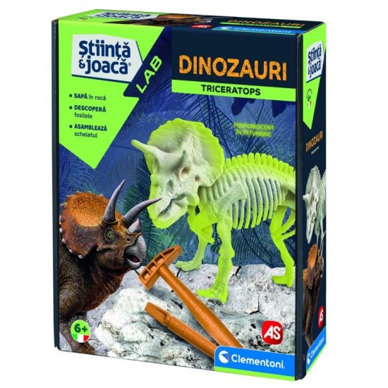 Descopera dinozaurul Triceratops 1026-50740