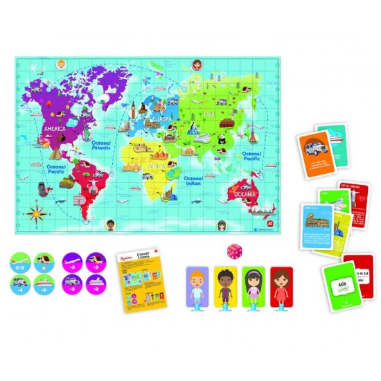 Joc educativ Clementoni Cunosc Lumea 50744