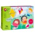 Cutie magnetica cu forme geometrice 36 piese AS 64035