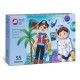 Cutie magnetica Supereroi 55 piese As
