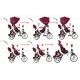 Tricicleta Coccolle Modi 6 in 1 Violet