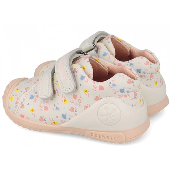 Pantofi din piele fete Biomecanics 261102-C695