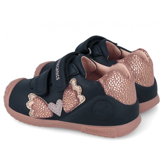 Pantofi din piele fete Biomecanics 261104-A183