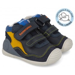 Ghete din piele captusite cu lana baieti Biomecanics 261122-A183FB