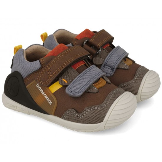 Pantofi din piele baieti Biomecanics 261123-C903