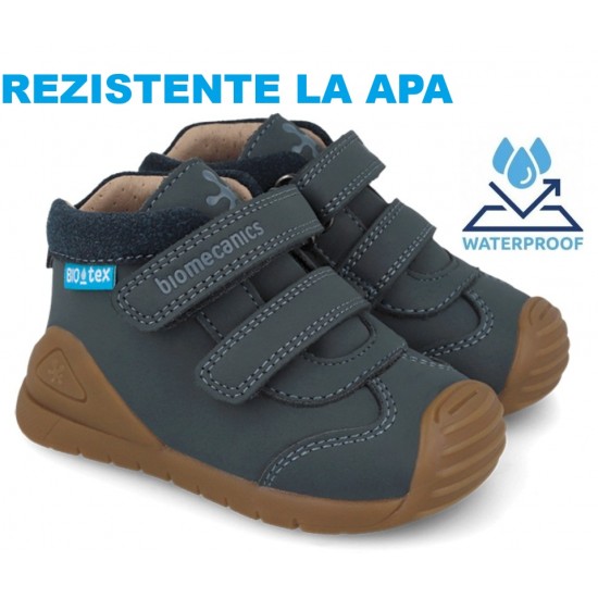 Ghete din piele impermeabile baieti Biomecanics 261134-A556