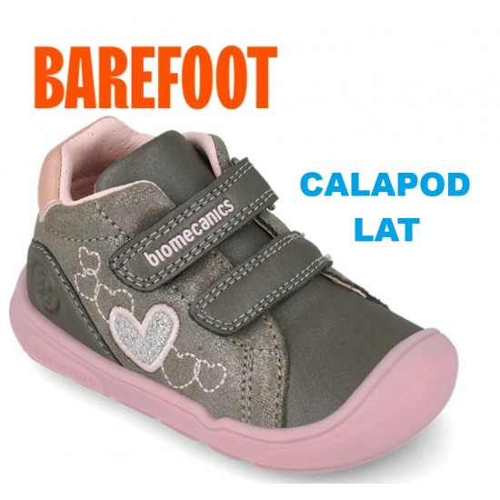 Ghete din piele fete Barefoot Biomecanics calapod lat 261142-A168