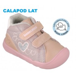Ghete din piele captusite cu lana fete Barefoot Biomecanics 261142-B892FB