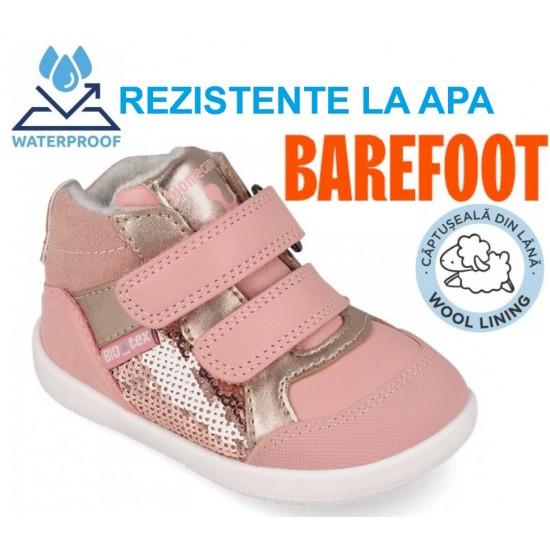 Ghete impermeabile captusite cu lana fete Barefoot Biomecanics 261167-B193FB