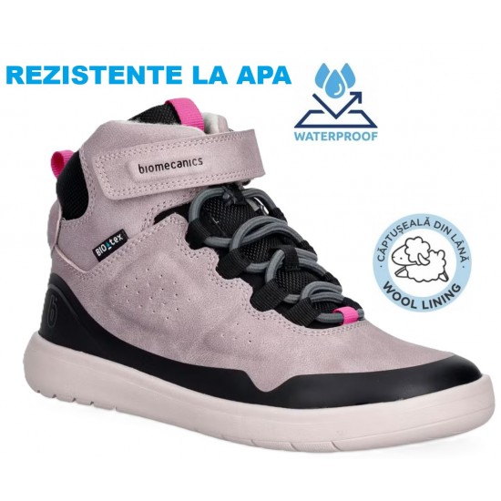 Ghete din piele impermeabile captusite cu lana fete Biomecanics 261242-F892FB