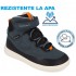 Ghete din piele impermeabile captusite cu lana baieti Biomecanics 261242-A089FB