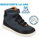 Ghete din piele impermeabile captusite cu lana baieti Biomecanics 261242-A089FB