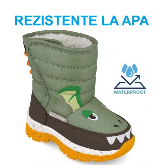 Cizme de zapada baieti imblanite si rezistente la apa Garvalin 261841-B442