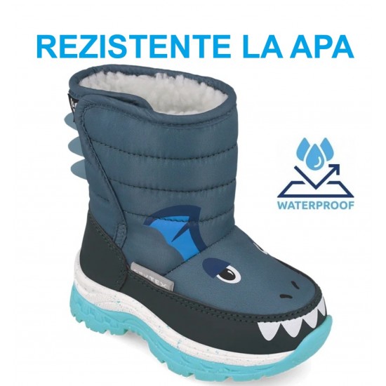 Cizme de zapada baieti imblanite si rezistente la apa Garvalin 261841-A089