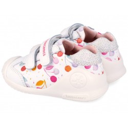 Pantofi din piele fete Biomecanics 262102-b050