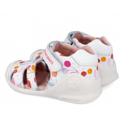 Sandale din piele fete Biomecanics 262104-B050