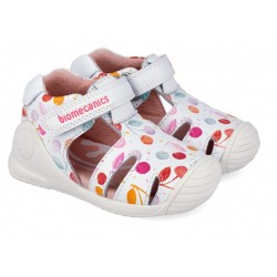 Sandale din piele fete Biomecanics 262104-B050