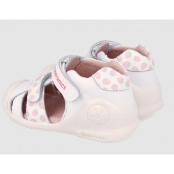 Sandale din piele fete Biomecanics 262107-B050