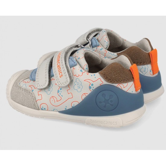 Pantofi din piele baieti Biomecanics 262120-b695