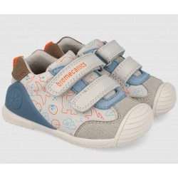 Pantofi din piele baieti Biomecanics 262120-b695