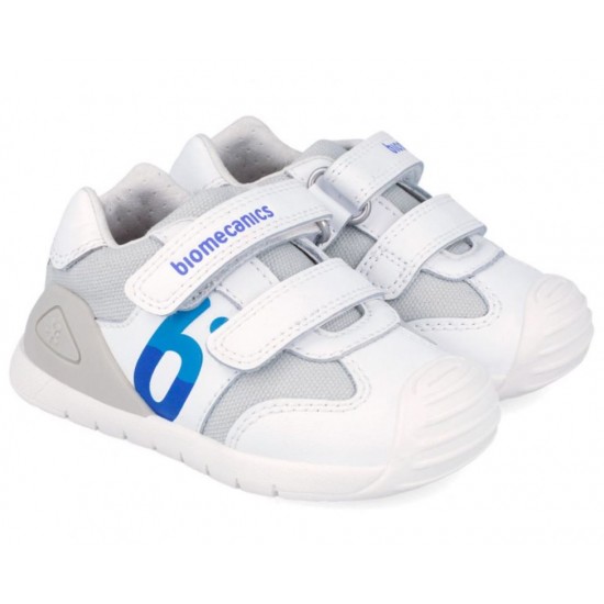 Pantofi sport din piele baieti Biomecanics 262121-B057