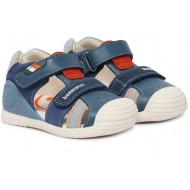 Sandale din piele baieti Biomecanics 262123-A556