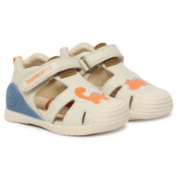 Sandale din piele baieti Biomecanics 262126-B695