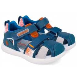 Sandale din piele baieti Biomecanics 262231-A556