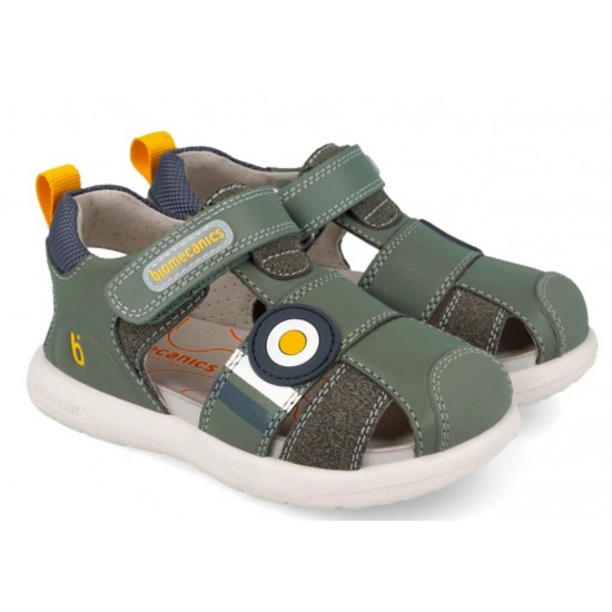 Sandale din piele baieti Biomecanics 262234-B830
