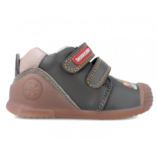 Pantofi sport din piele baieti Biomecanics 231110-A