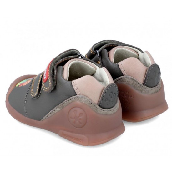 Pantofi sport din piele baieti Biomecanics 231110-A
