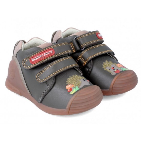 Pantofi sport din piele baieti Biomecanics 231110-A