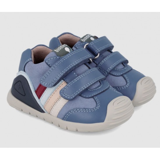 Pantofi sport din piele baieti Biomecanics 241110-A556