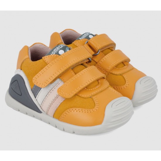 Pantofi sport din piele baieti Biomecanics 241110-B240