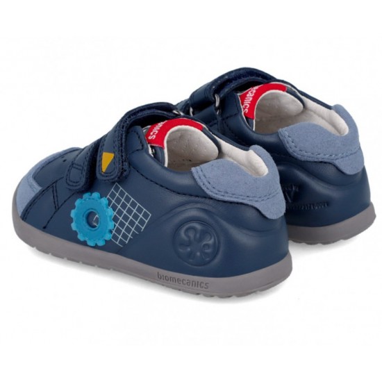 Pantofi sport din piele baieti Biomecanics 241161-A183