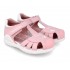Sandale roz din piele fete Biomecanics 242230-A712