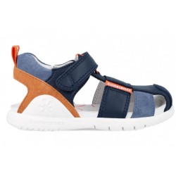 Sandale baieti din piele Biomecanics 242251-A