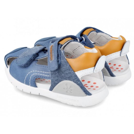 Sandale baieti din piele Biomecanics 242253-A