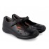 Pantofi negri decupati din piele fete scoala Biomecanics 221280-A054