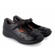 Pantofi negri decupati din piele fete scoala Biomecanics 221280-A054