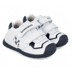Pantofi sport din piele baieti Biomecanics 241001-A578