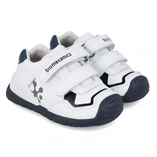Pantofi sport din piele baieti Biomecanics 241001-A578