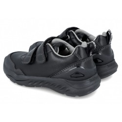 Pantofi negri din piele baieti Biomecanics 241020-A054