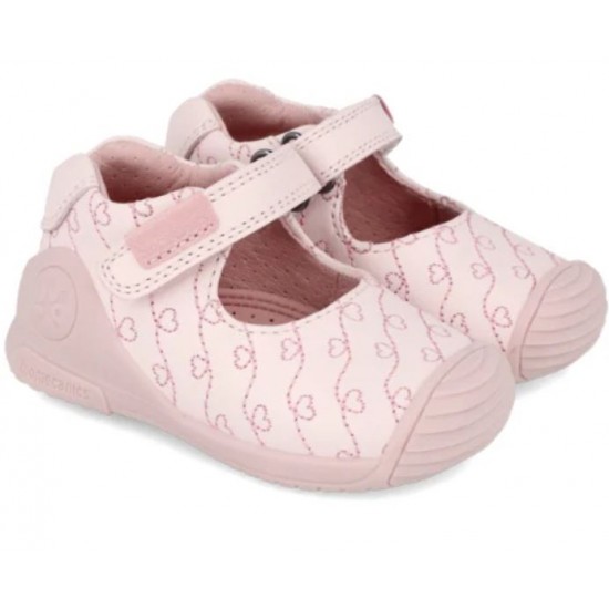 Pantofi decupati fete din piele naturala Biomecanics 241100-A779