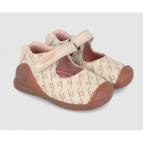Pantofi decupati fete din piele naturala Biomecanics 241100-B677
