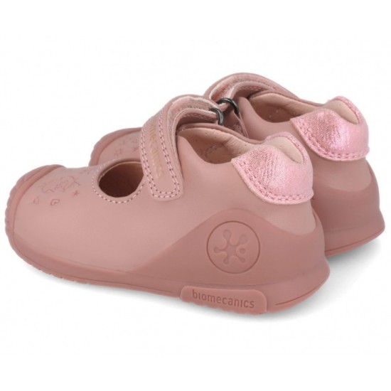 Pantofi decupati fete din piele naturala Biomecanics 251100-A159