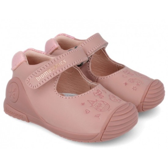 Pantofi decupati fete din piele naturala Biomecanics 251100-A159