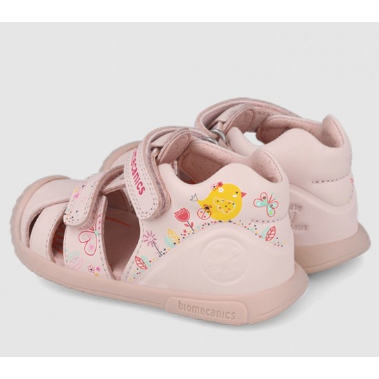 Sandale din piele fete Biomecanics 252107-A779