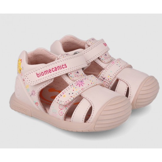 Sandale din piele fete Biomecanics 252107-A779